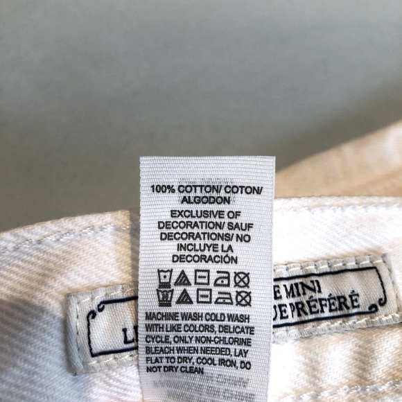 Lucky Brand White Jean Skirt - Picture 8 of 8